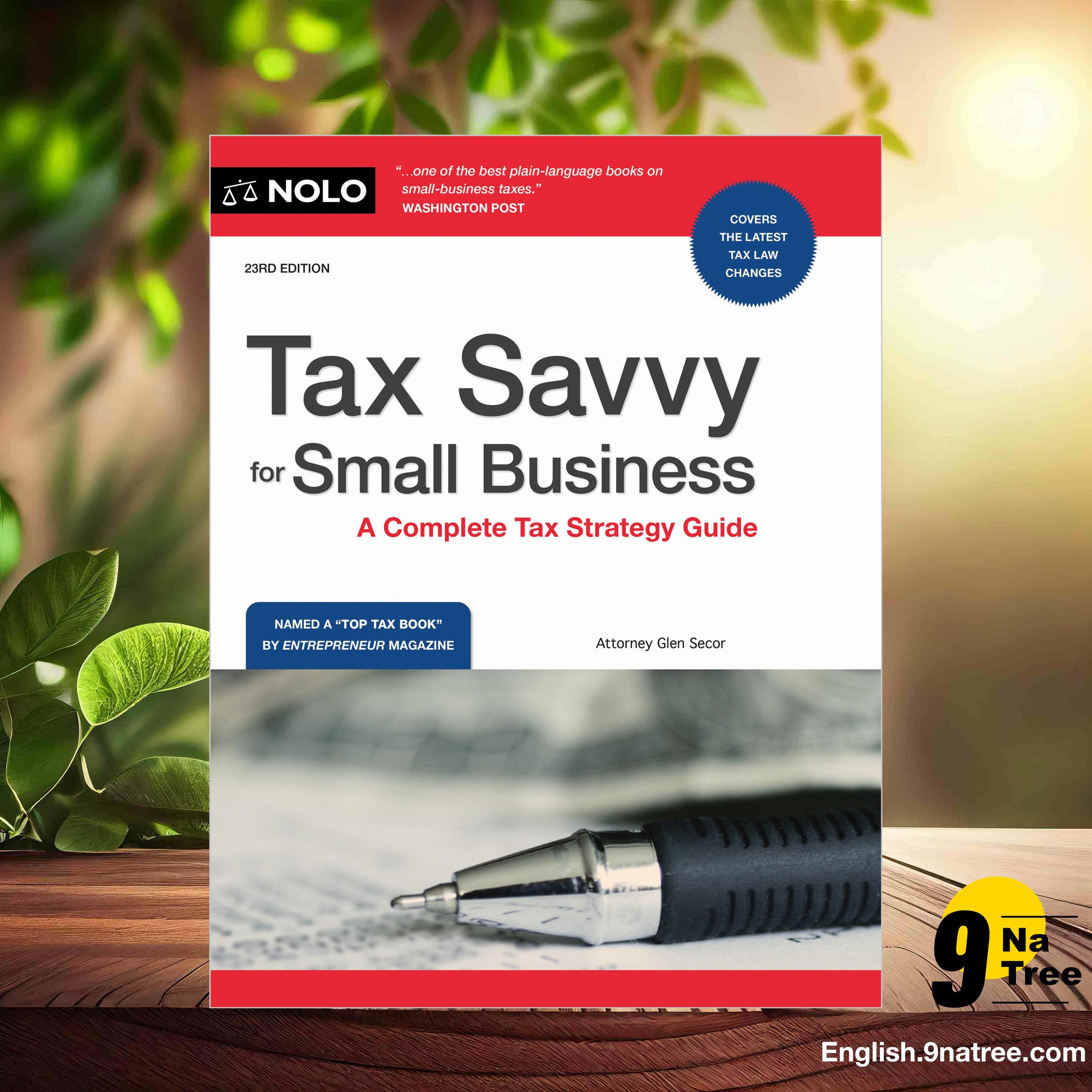 [Review] Tax Savvy for Small Business: A Complete Tax Strategy Guide (Glen Secor Attorney) Summarized. episode artwork