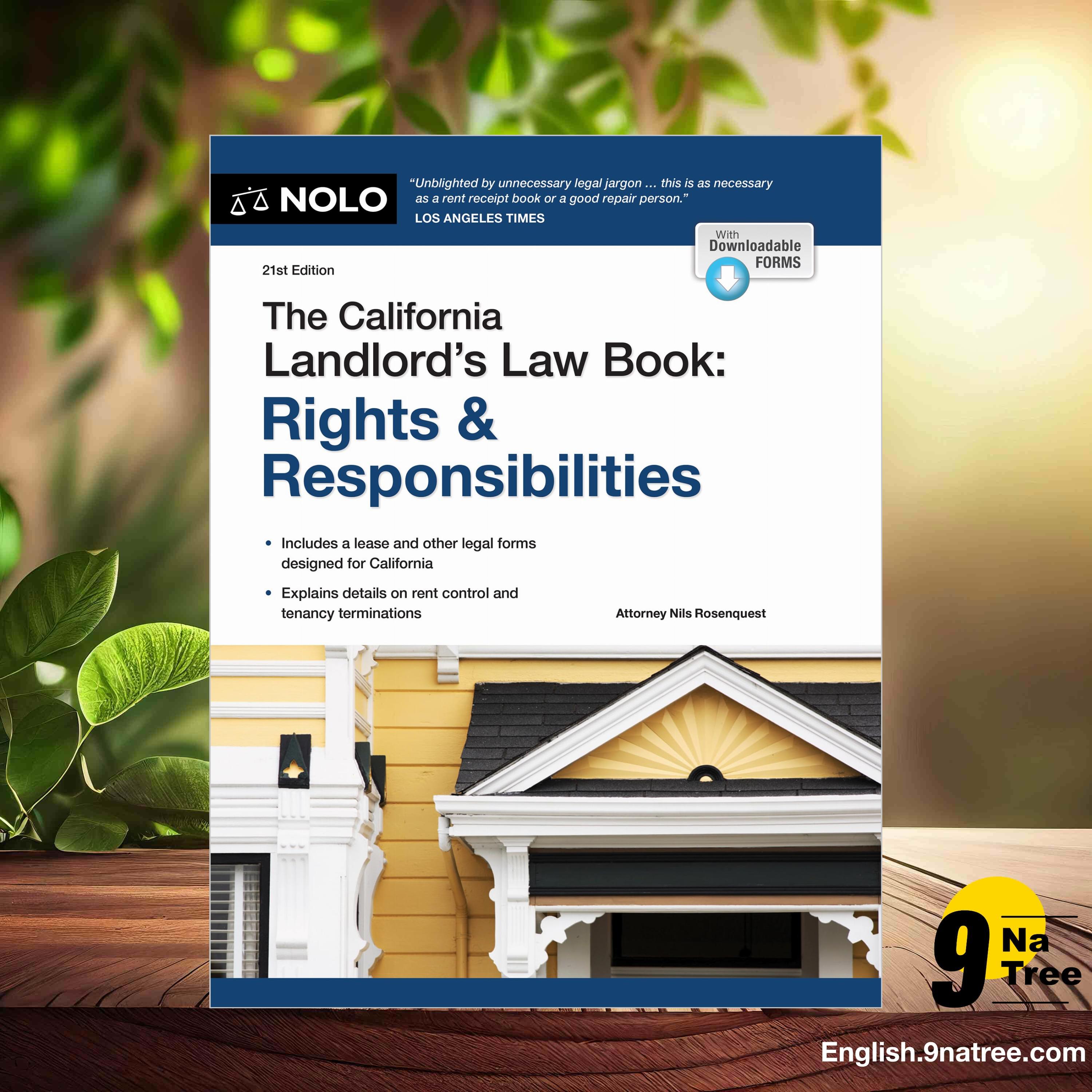 [Review] California Landlord's Law Book, The (Nils Rosenquest Attorney) Summarized. episode artwork